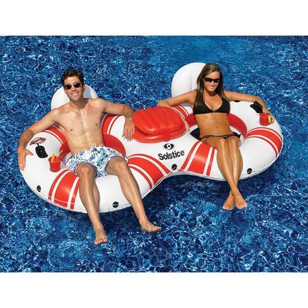 Pool Store Canada  Pool Store Canada Soltice Super Chill River Tube Double Duo with Cooler - Pool Store Canada