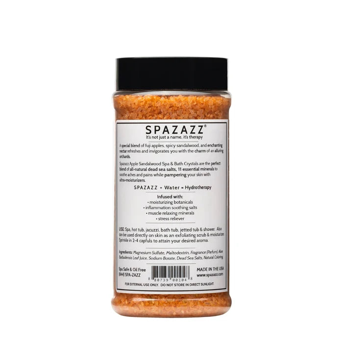 Spazazz Apple Sandlewood Aromatherapy Crystals 17oz 482g