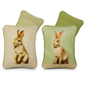 Spring Meadows Rabbit Pillow