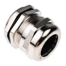 Steel Cable Gland – M32 × 1.5, Nickel-Plated Metal Gland for Industrial Cable Termination
