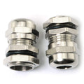 Steel Cable Gland – M60 × 1.5, Nickel-Plated Metal Gland for Large Industrial Cable Termination