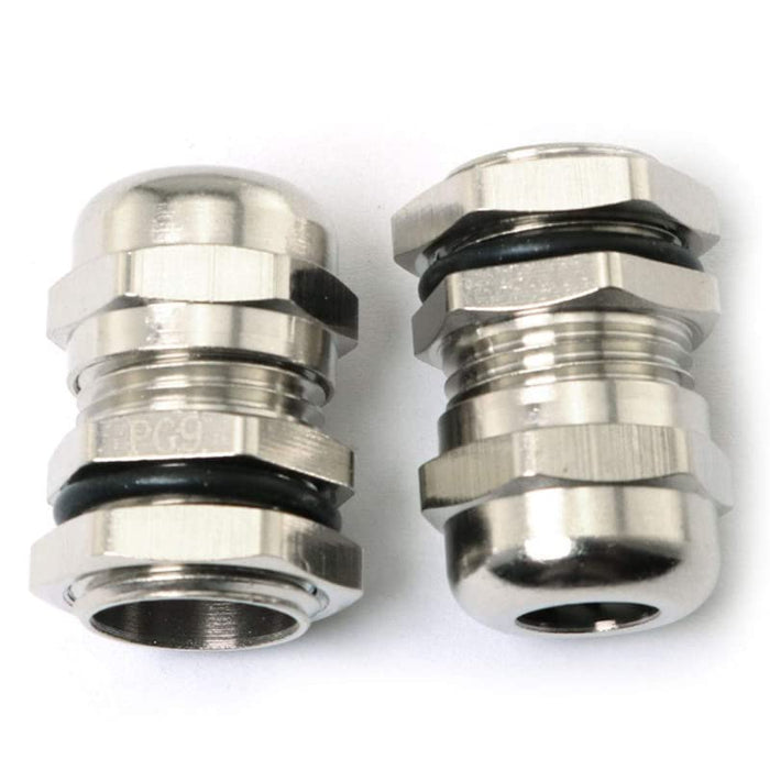 Steel Cable Gland – M60 × 1.5, Nickel-Plated Metal Gland for Large Industrial Cable Termination
