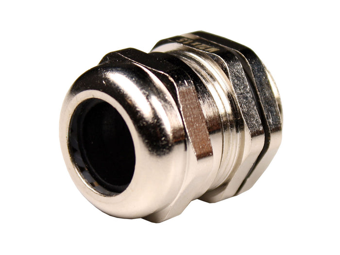 Steel Cable Gland – M60 × 1.5, Nickel-Plated Metal Gland for Large Industrial Cable Termination