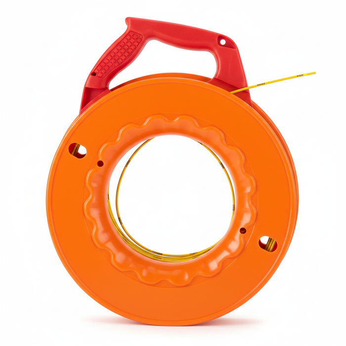 Steel Wire Puller with ABS Shell 30m orange drum