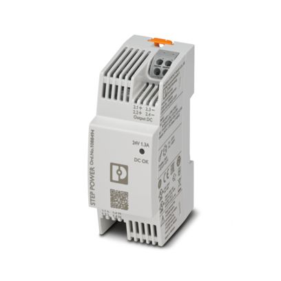 STEP3-PS/1AC/24DC/1.3/PT DIN Rail Power Supply 24V DC 1.3A Push-In 1088494