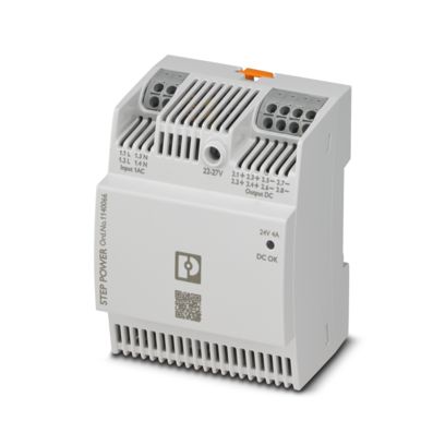 STEP3-PS/1AC/24DC/5/PT DIN Rail Power Supply 24V DC 5A Push-In 1088478