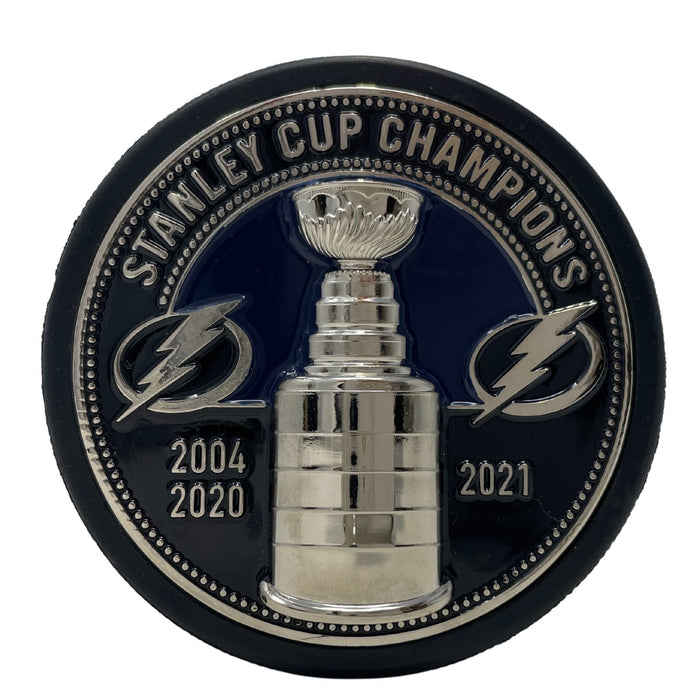 Tampa Bay Lightning Puck - Ultra 3D Stanley Cup Medallion