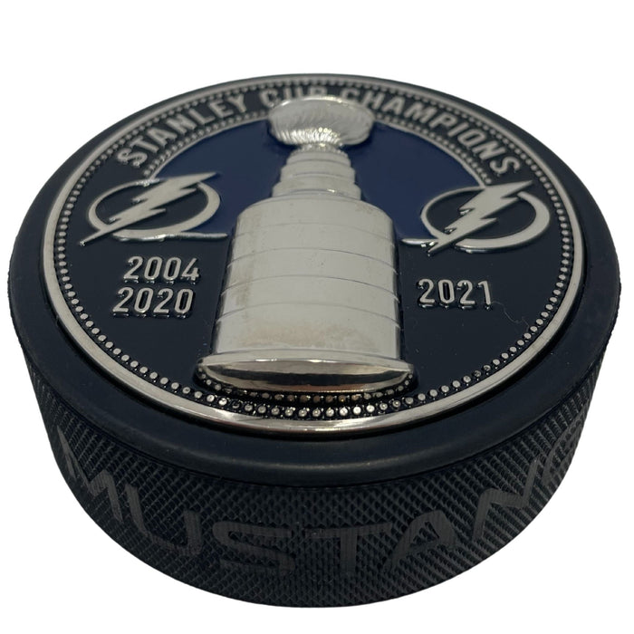 Tampa Bay Lightning Puck - Ultra 3D Stanley Cup Medallion