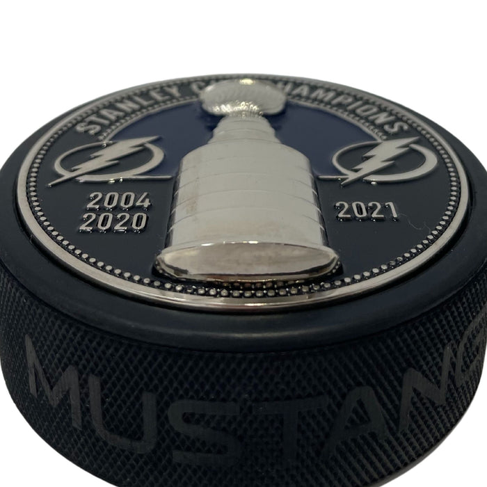 Tampa Bay Lightning Puck - Ultra 3D Stanley Cup Medallion