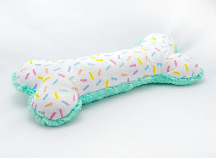 ThoozyPet Birthday Bone Large Plush Dog Toy 11"