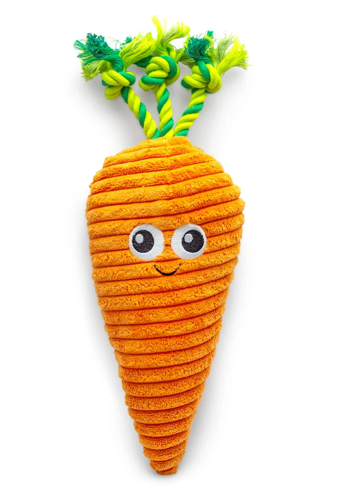 ThoozyPet Carrot Plush Dog Toy 10"