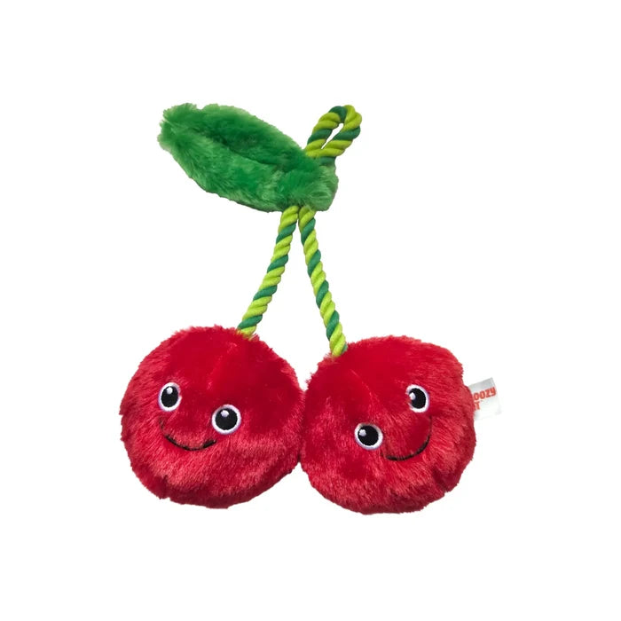 ThoozyPet Cherries Plush Dog Toy