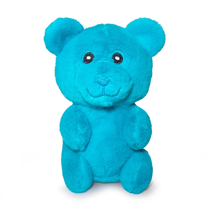 ThoozyPet Gummy Bear Plush Dog Toy Blue 6"