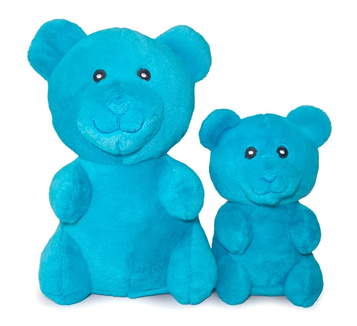 ThoozyPet Gummy Bear Plush Dog Toy Blue 6"