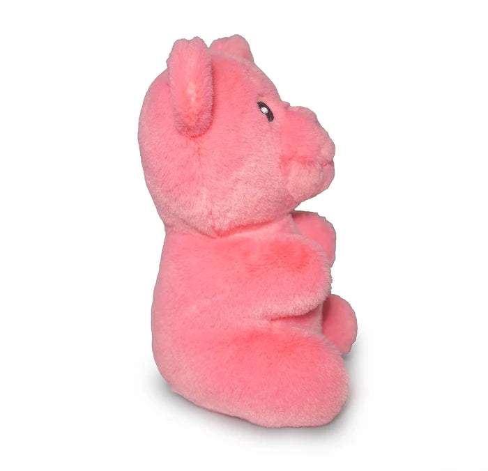 ThoozyPet Gummy Bear Plush Dog Toy Pink 6"