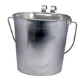 ThoozyPet Heavy Duty Flat Sided Pail with Two Hooks 4 Qt.