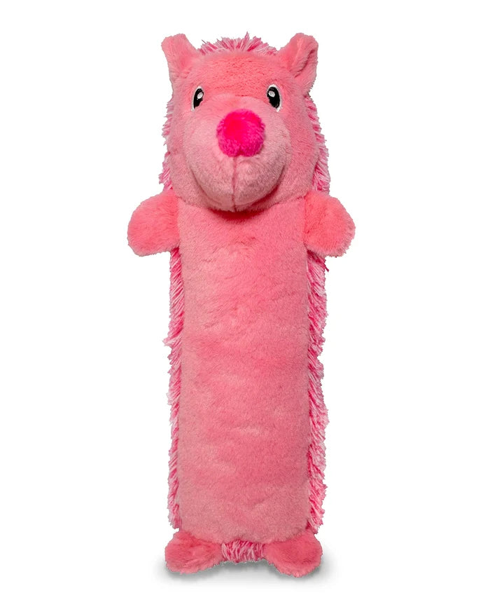ThoozyPet Hedgehog Plush Dog Toy Pink 13"