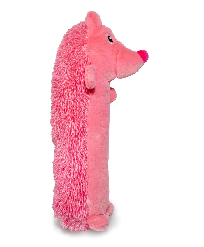 ThoozyPet Hedgehog Plush Dog Toy Pink 13"
