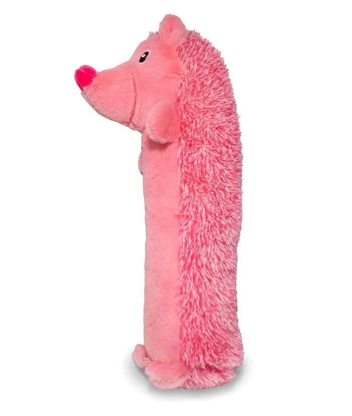 ThoozyPet Hedgehog Plush Dog Toy Pink 13"