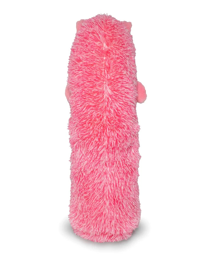 ThoozyPet Hedgehog Plush Dog Toy Pink 13"