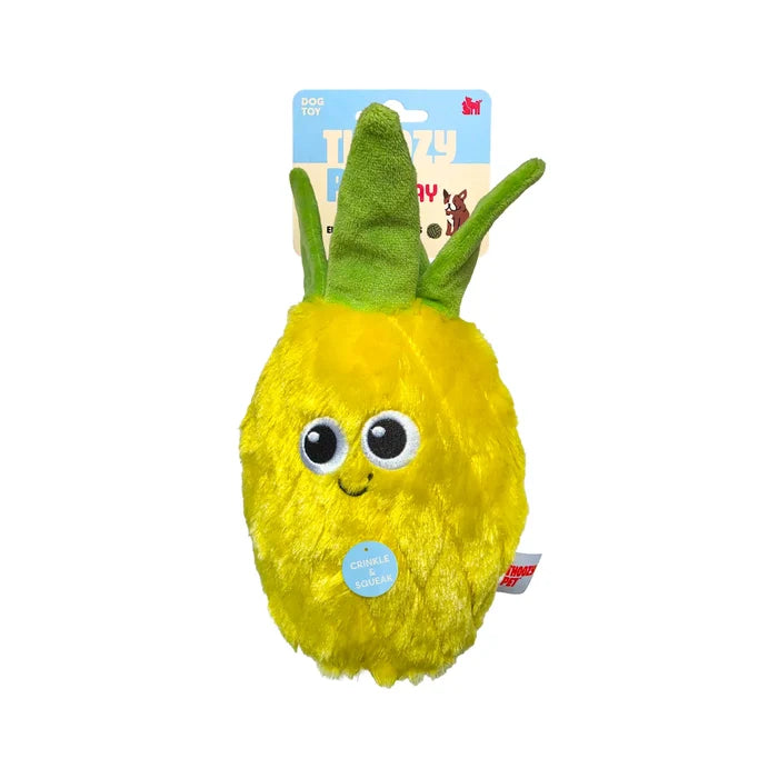 ThoozyPet Pineapple Plush Dog Toy