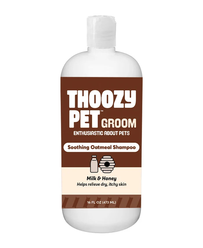 ThoozyPet Soothing Oatmeal Shampoo Milk & Honey 16oz