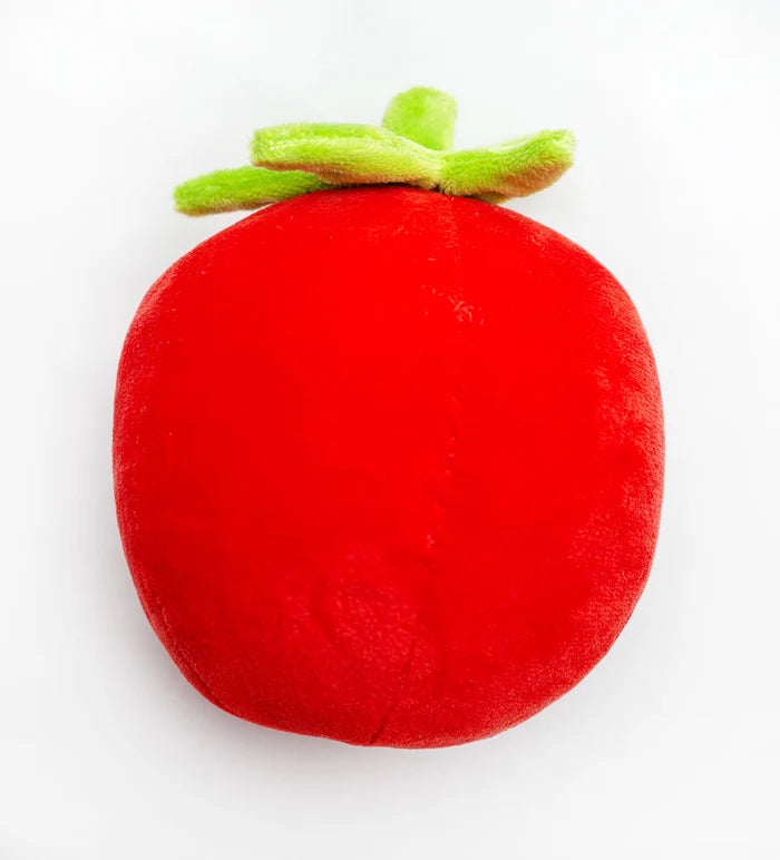 ThoozyPet Tomato Plush Dog Toy 5.5"