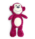 ThoozyPet Tuff & Cuddly Monkey Plush Dog Toy 12.5"