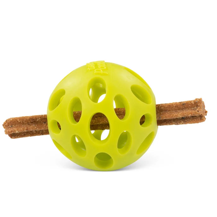 Totally Pooched Huff 'n Puff Ball, Large, 3.1", Green