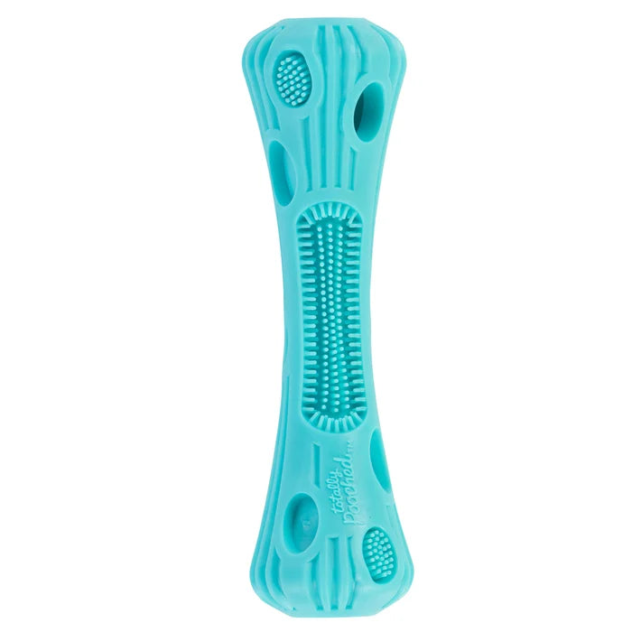 Totally Pooched Stuff'n Brush Stick, 9", Teal