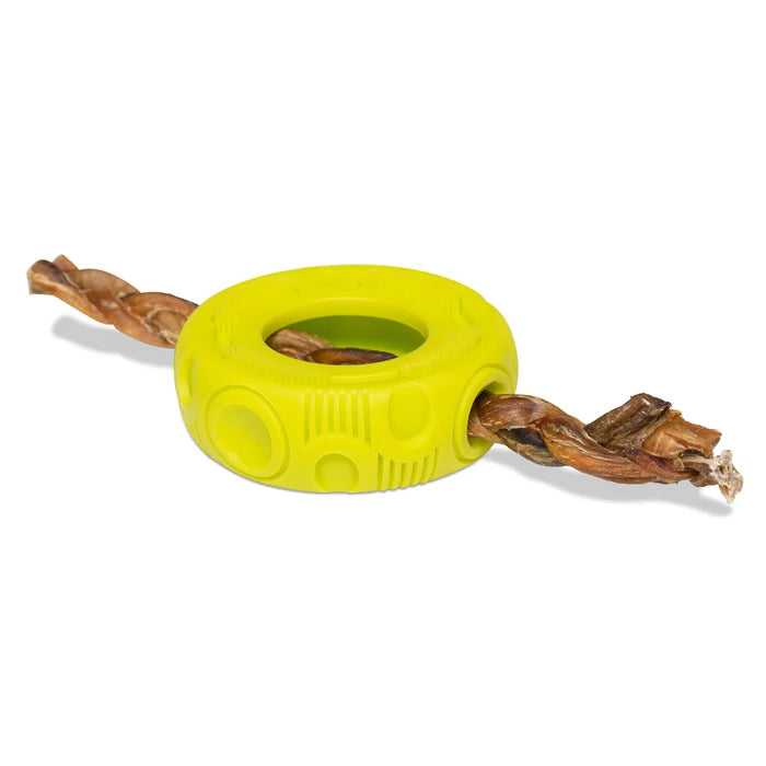 Totally Pooched Stuff'n Brush Tire, 5", Green