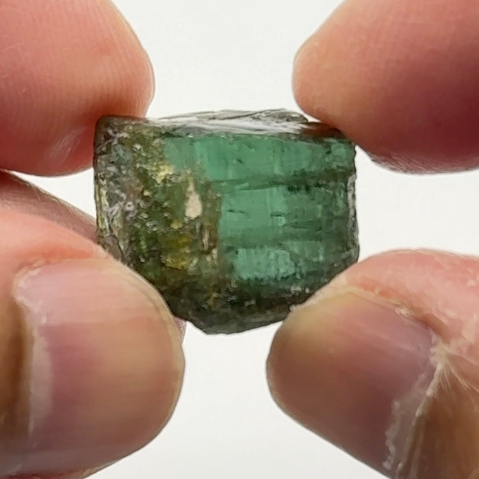 Tourmaline Crystal, 5.90gm, Untreated Unheated, cab/specimen grade, closed c axis