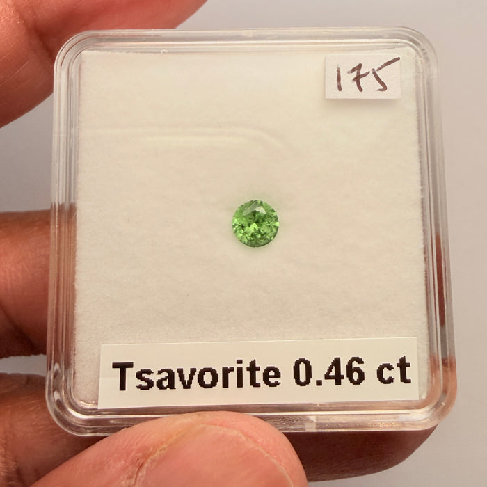 Tsavorite Garnet, 0.46ct, Kenya, Unheated Untreated
