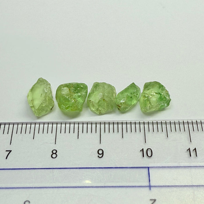Tsavorite Garnet Lot, 11.19ct, Tanzania, Untreated Unheated, included stones