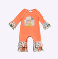 Turkey Patchwork Baby Romper