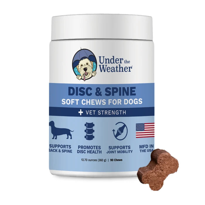 Under the Weather Disc & Spine Soft Chew 60ct.