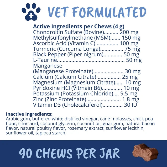 Under the Weather Disc & Spine Soft Chew 60ct.