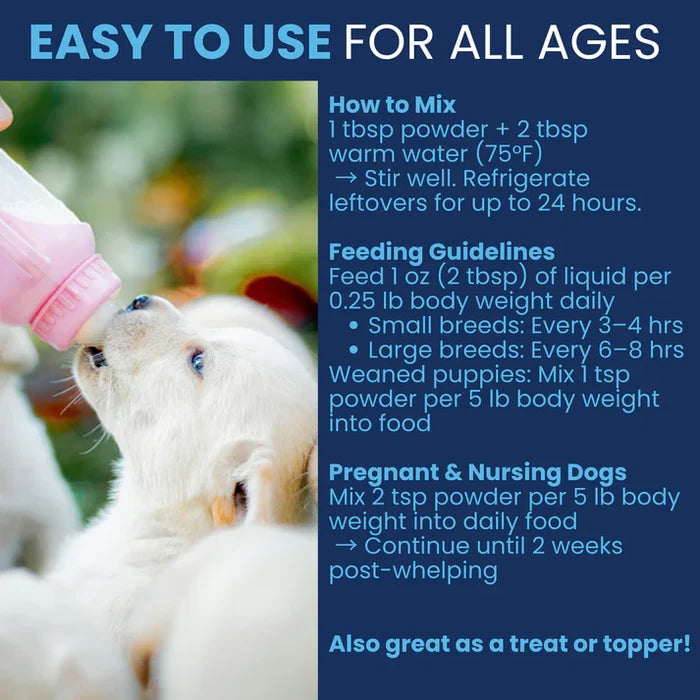 Under the Weather Milk Replacer w/Colostrum & Goat - Puppy