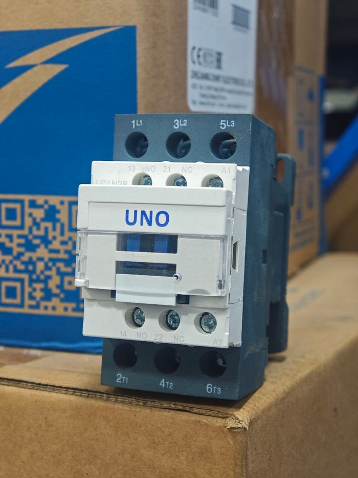 UNO 12A AC Contactor for Three-Phase Motor Control and Power Switching
