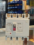UNO 4-Pole Fixed MCCB 160A Molded Case Circuit Breaker Thermal-Magnetic 18kA 415V IEC/EN 60947-2
