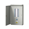 UNO 8-Way Distribution Board – Complete with 100A Disconnect Switch and 24× 1-Pole MCBs