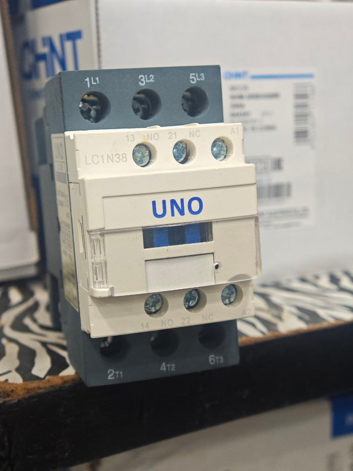 UNO 9A AC Contactor for Three-Phase Motor Control and Power Switching