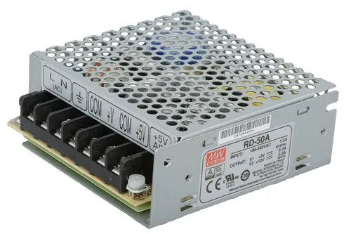 UNO RD-35A – 5V & 12V Dual Output Power Supply  Output Power: 32W Outputs: 5V @ 4A &amp; 12V @ 1A