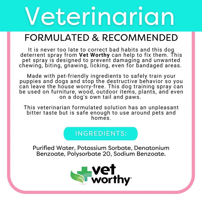 Vet Worthy Bitter Spray 8oz