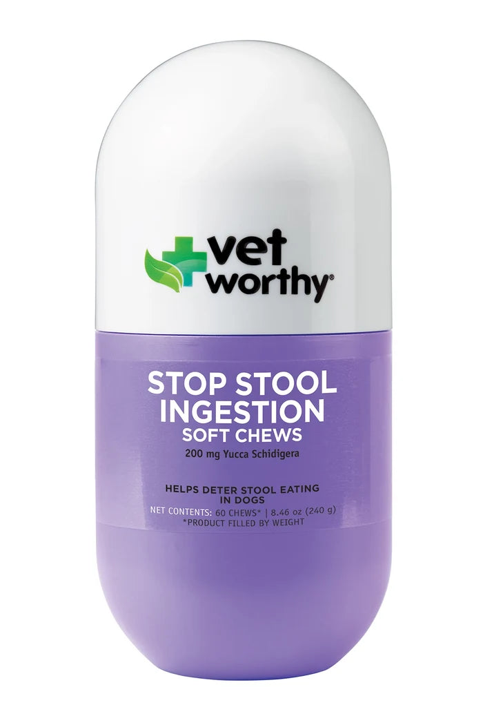 Vet Worthy Stop Stool Ingestion Soft Chews 60ct
