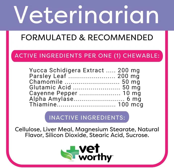 Vet Worthy Stop Stool Ingestion Soft Chews 60ct