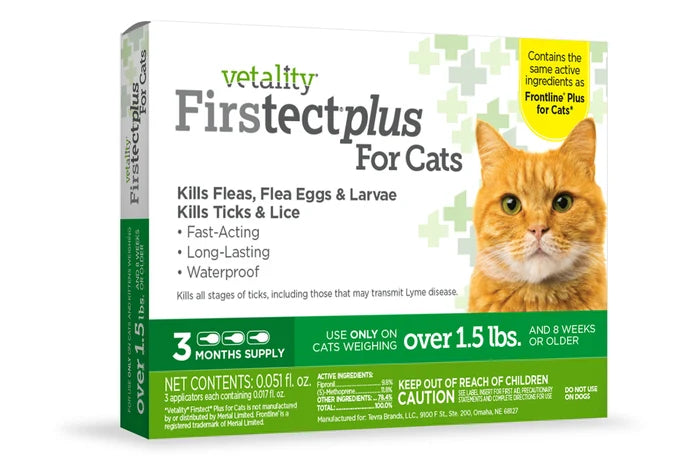 Vetality Firstect Plus for Cats Over 1.5 lbs