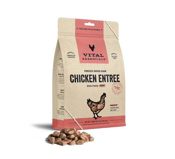 Vital Essentials® Freeze-Dried Raw Chicken Entree Dog Food Nibs, 14 oz