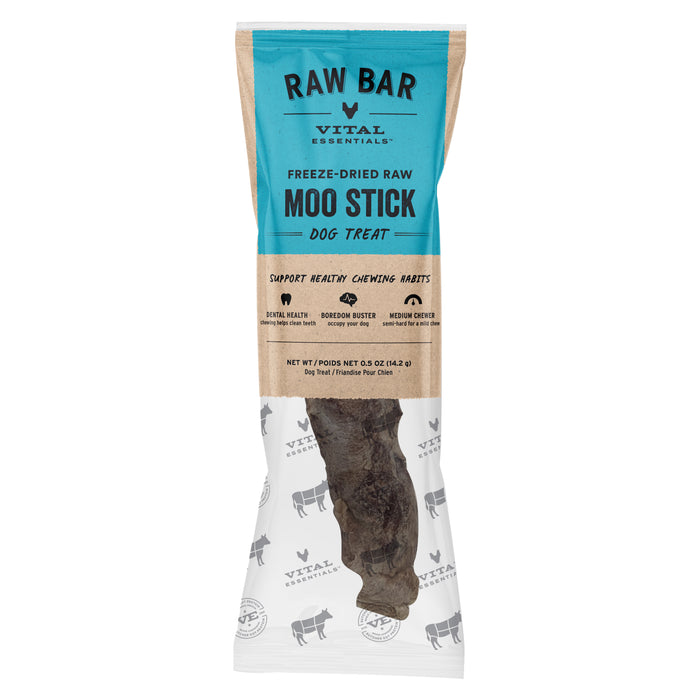 Vital Essentials® RAW BAR Freeze-Dried Raw Moo Stick Dog Treat, 0.5 oz
