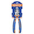 WADFOW WPL1718 High-Leverage Combination Pliers 8" Cr-V Steel Strong Grip Cutting Jaws Ergonomic Anti-Slip Handles P6C36